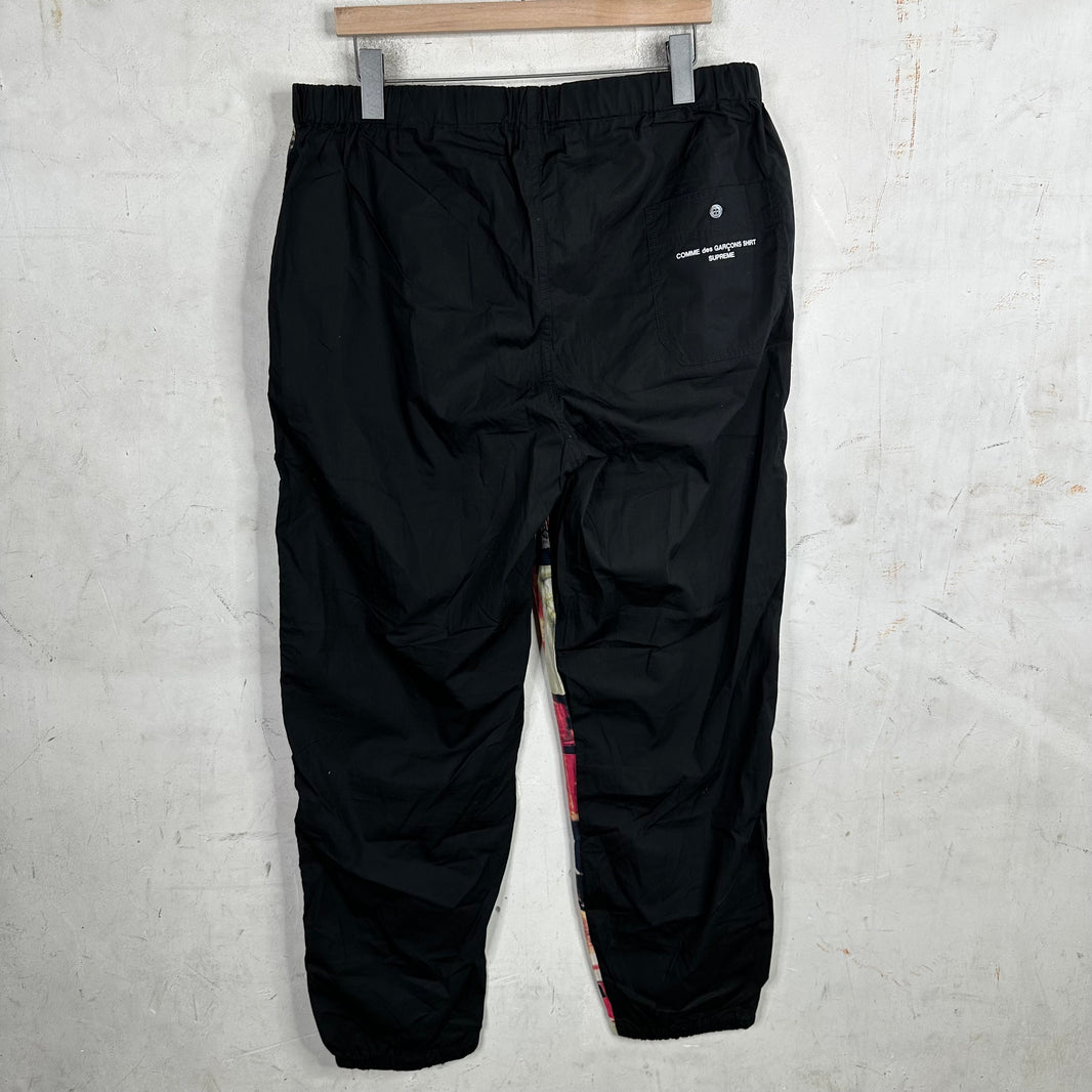 Supreme X CDG Mixed Media Sweatpants