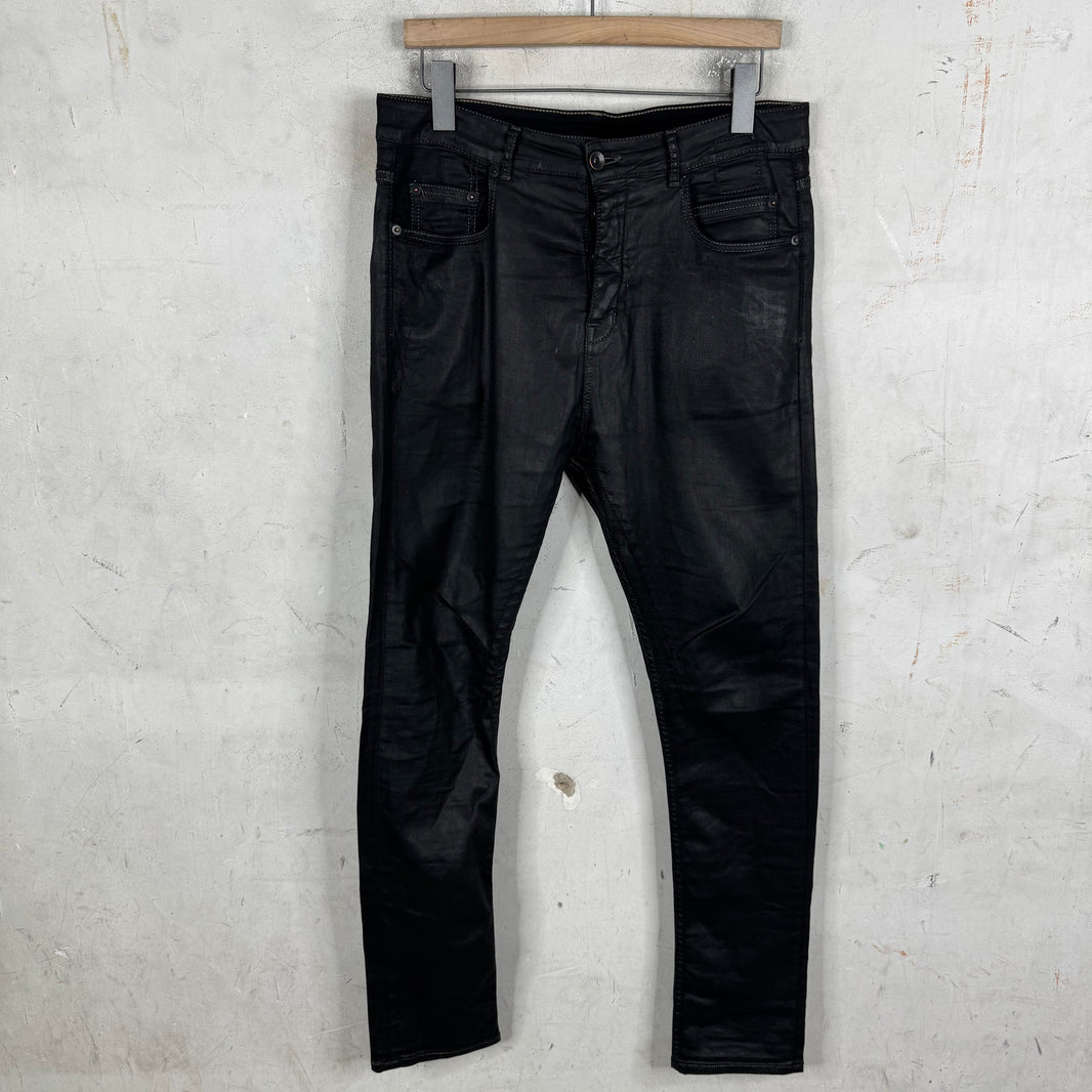 DRKSHDW Waxed Detroit Jeans