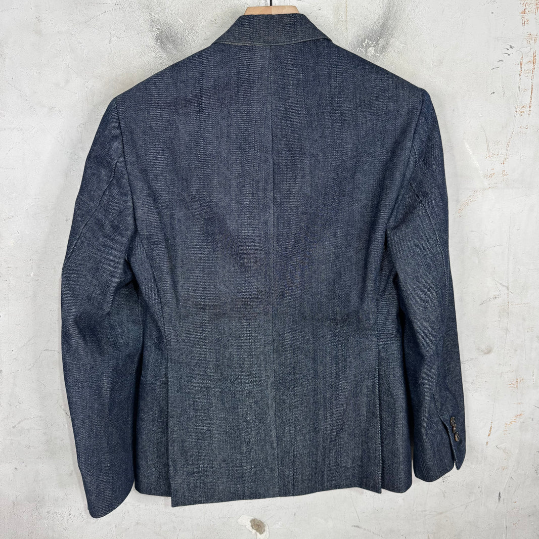 Thom Browne Blue Denim Blazer