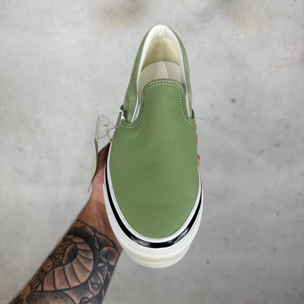Vans X Engineered Garments Green Sample Classic Slip Ons