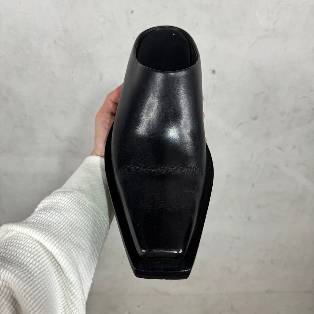 Balenciaga Leather Santiago Mules