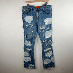 Ev Bravado OG NBA Embroidered Logo Jeans