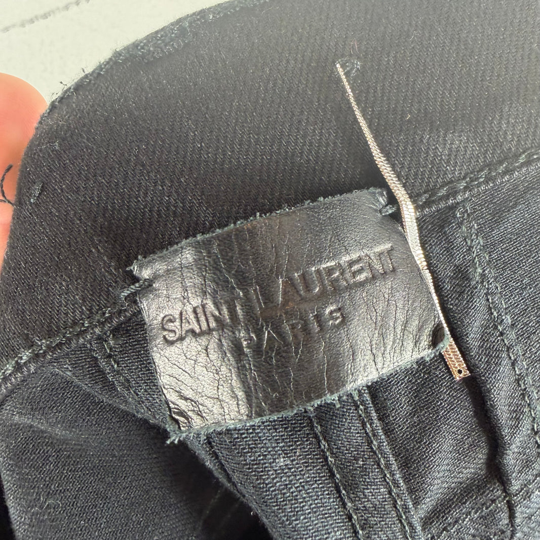 Saint Laurent Waxed D-02 Jeans