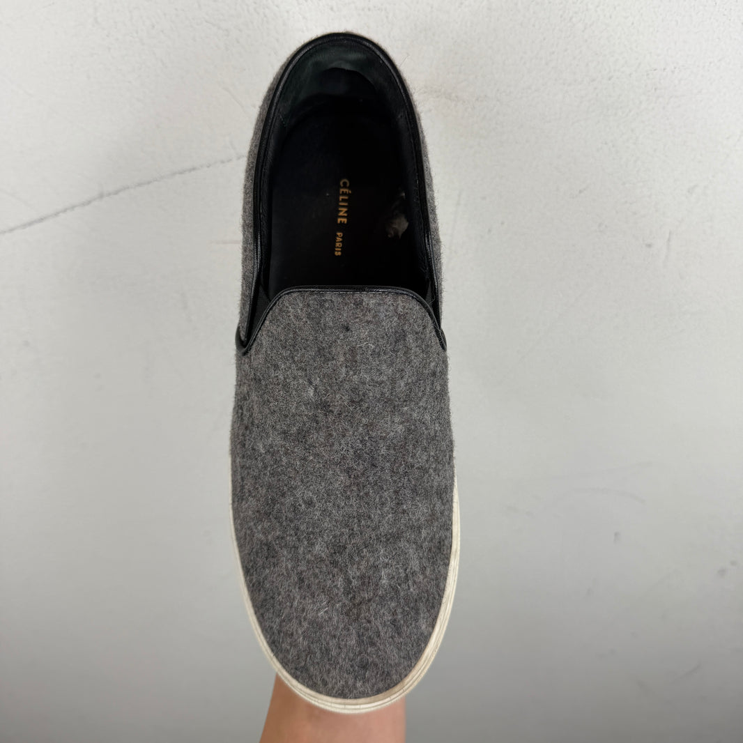 Celine Wool Slip On Sneakers