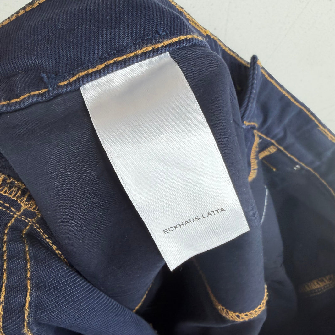 Eckhaus Latta Wax Wide Leg Jeans