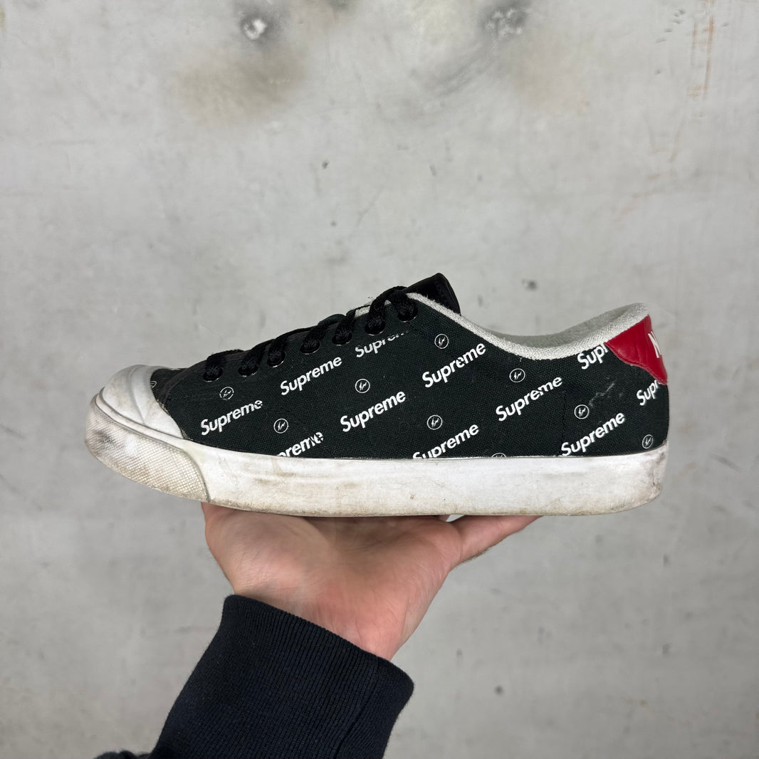 Supreme x Fragment x Nike Black Allcourt Sneakers