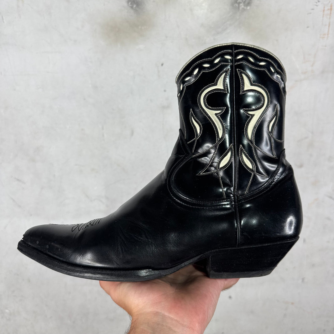 Saint Laurent Leather Western Boots