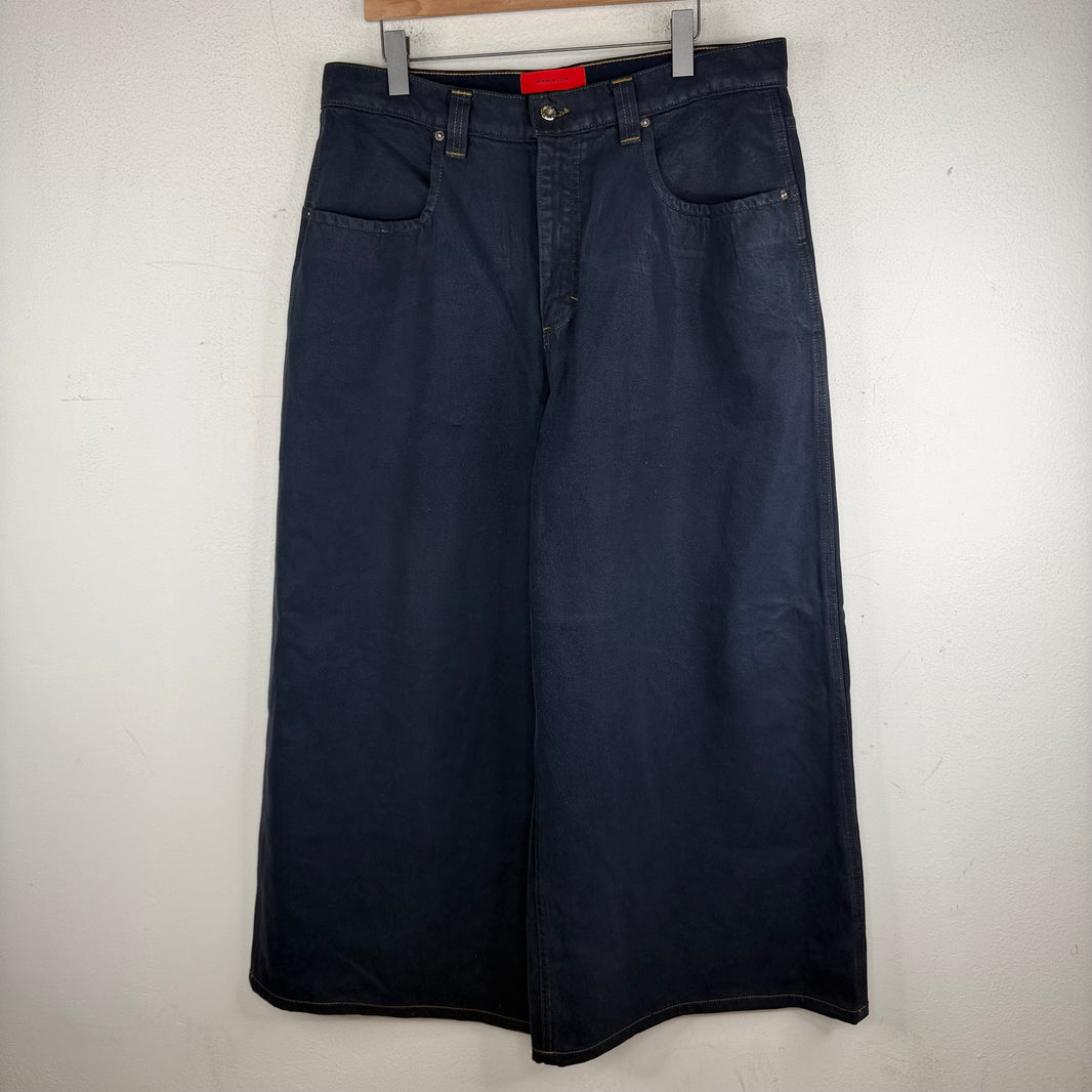 Eckhaus Latta Wax Wide Leg Jeans