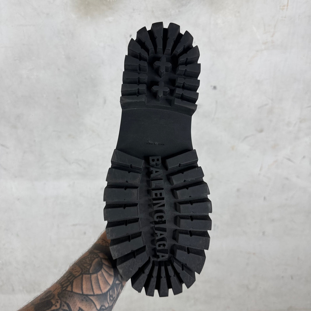 Balenciaga Leather Strike Boots