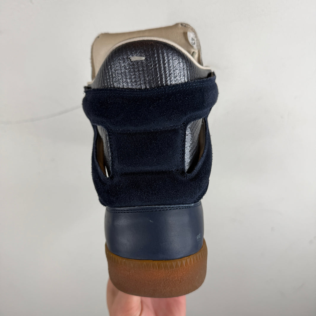 Margiela Navy Hi-Top Line 22 Sneakers
