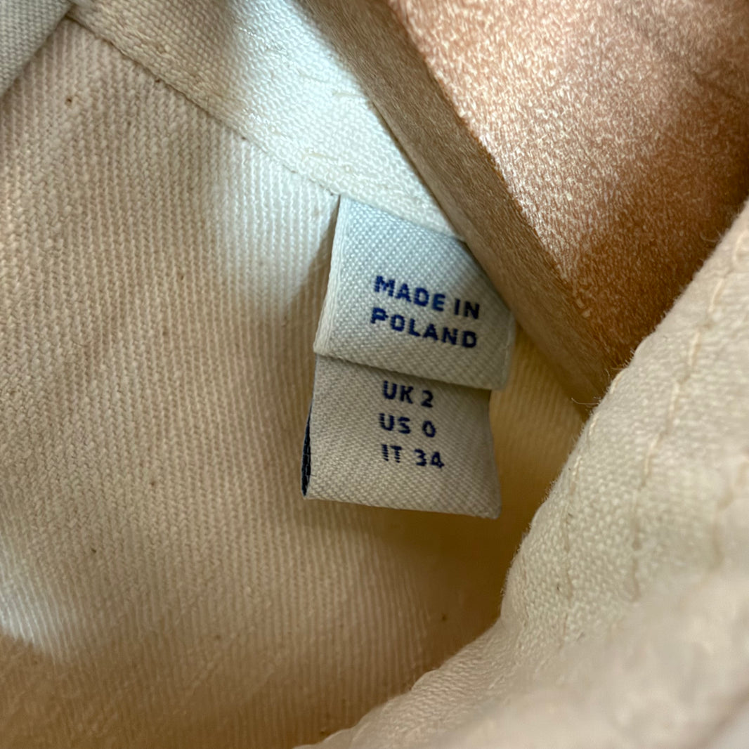 Burberry White Trench Coat
