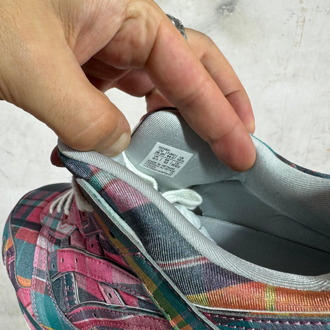 Asics x CDG Shirt Plaid Gel Lyte 3