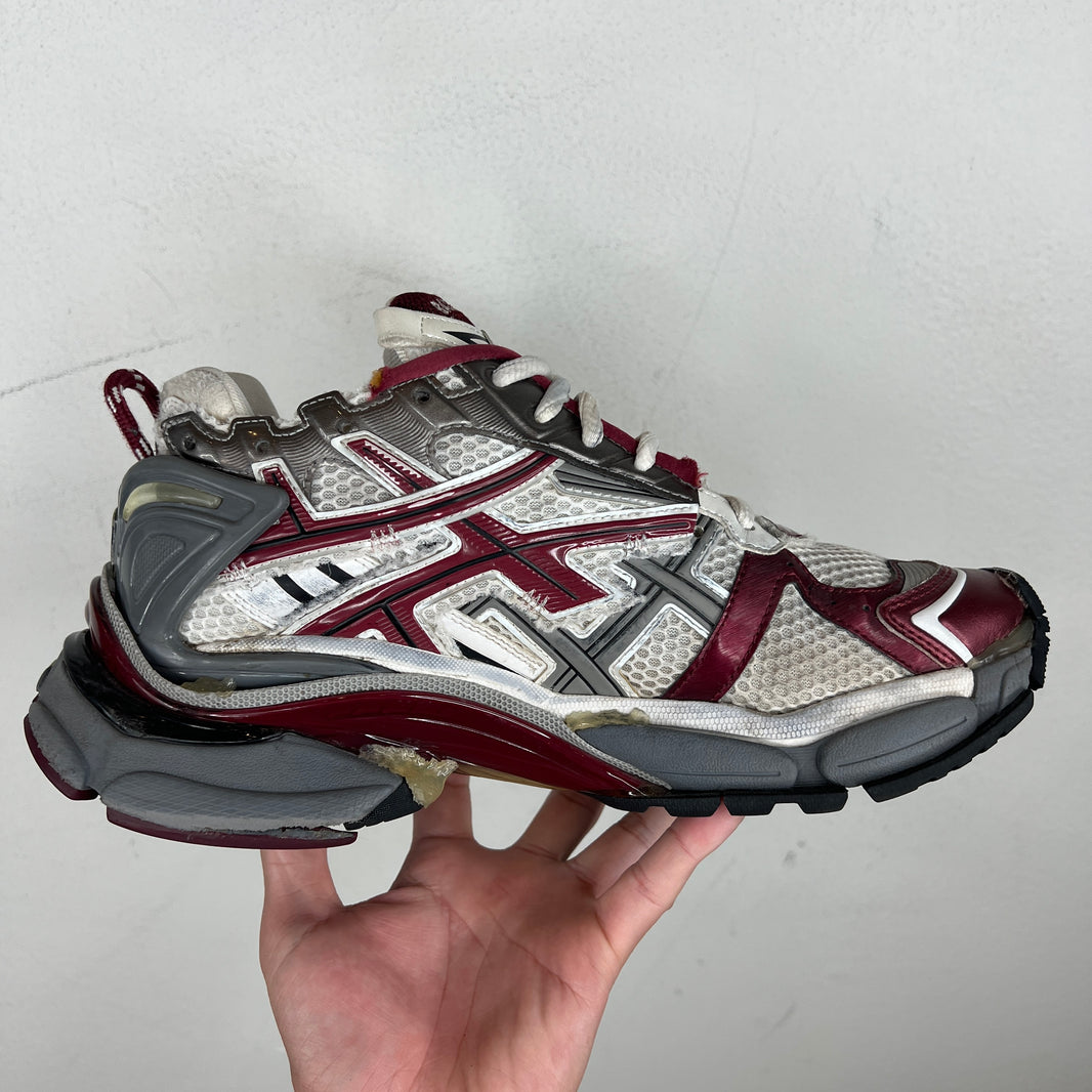 Balenciaga Burgundy Grey Runners