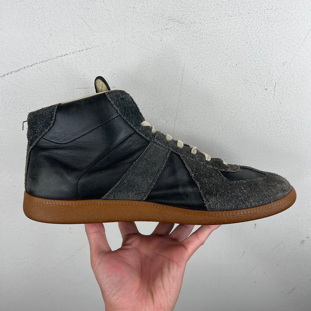 Margiela Smoked Black High Top Replica Sneakers
