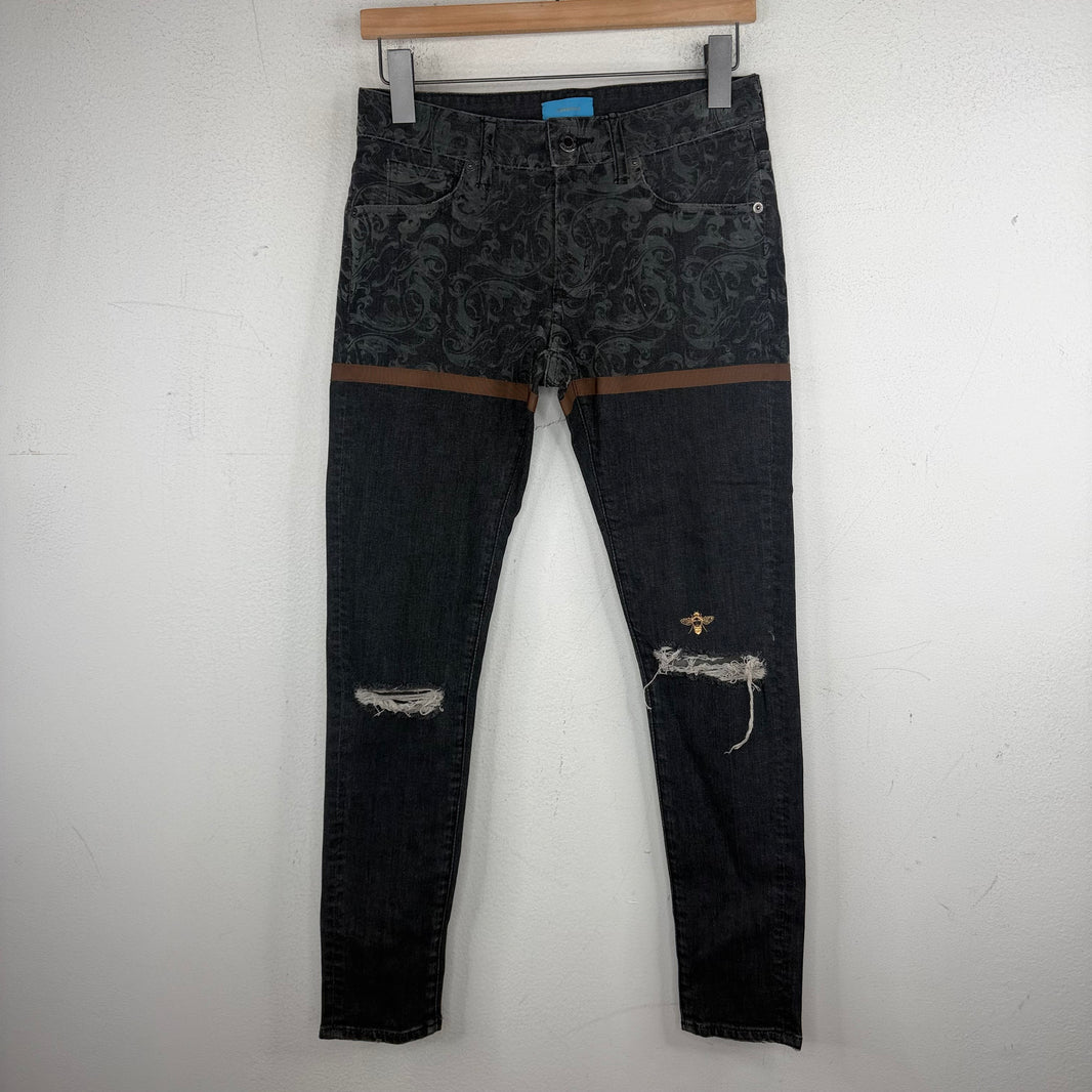 Undercover Paisley Hybrid Jeans