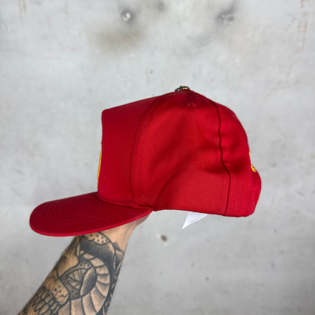 Chrome Hearts Red/ Yellow CH Baseball Hat