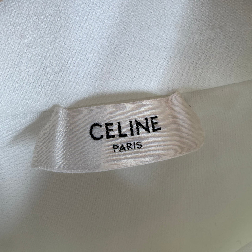 Celine White Logo Track Jacket