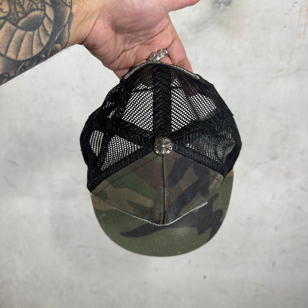 Chrome Hearts King Taco Patch Trucker Camo Hat