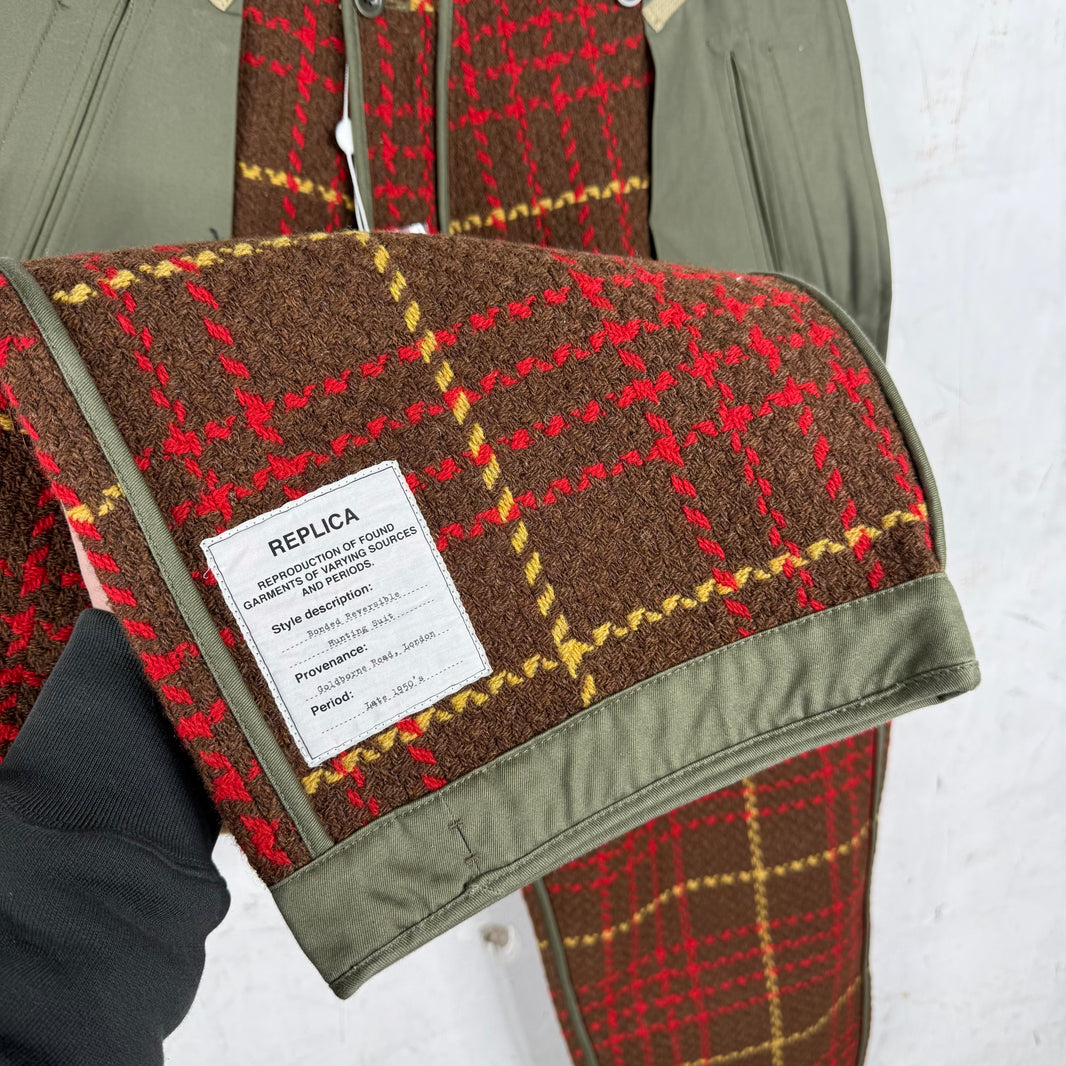 Margiela Reversible Tartan Trousers