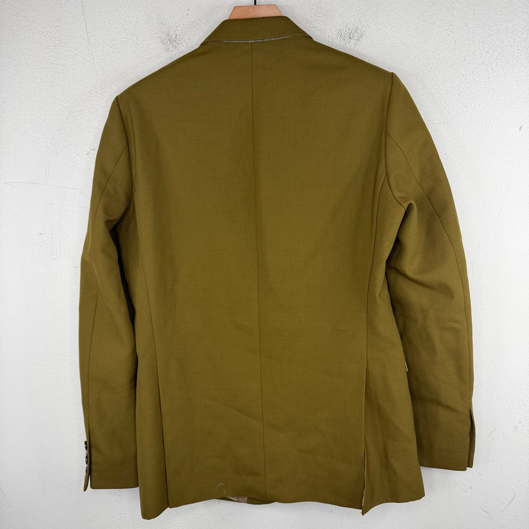 Dries Van Noten Green Blazer Jacket