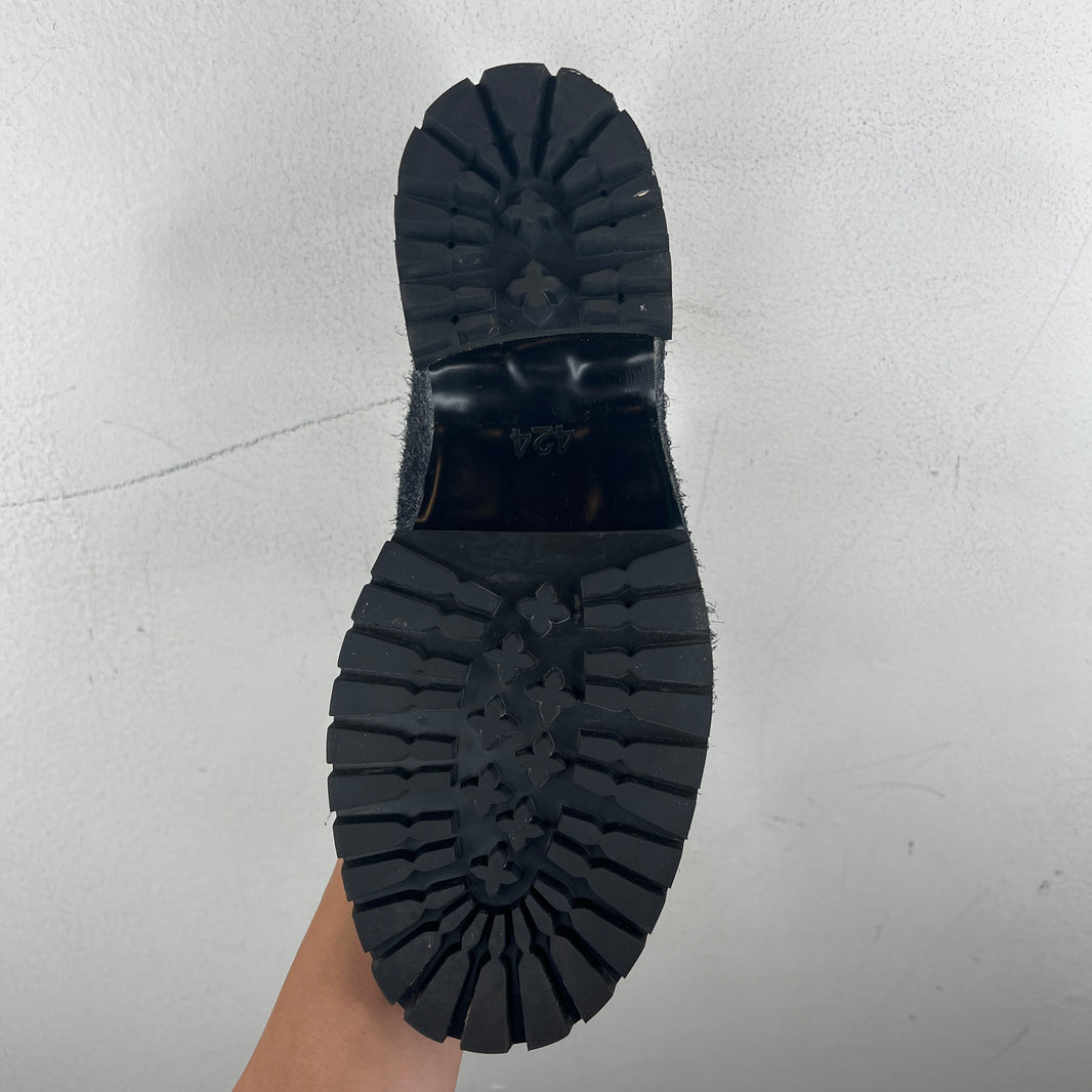 424 Suede Wrap Covered Leather Derbys