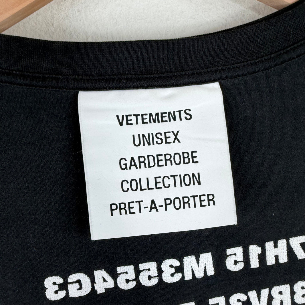 Vetements Brain Power Double Layer L/S T-Shirt