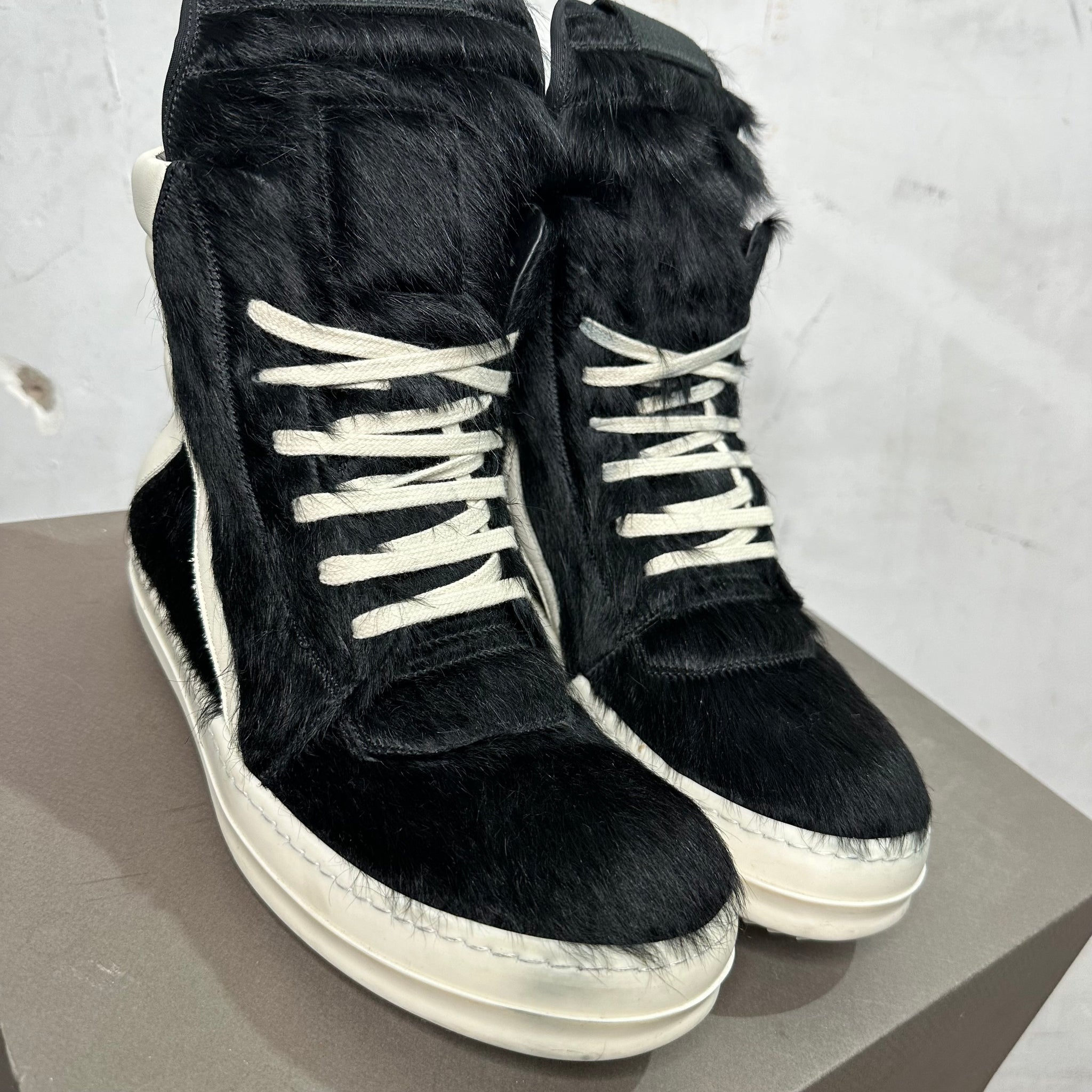 Rick Owens Pony Hair Geobasket www.Lukes.store