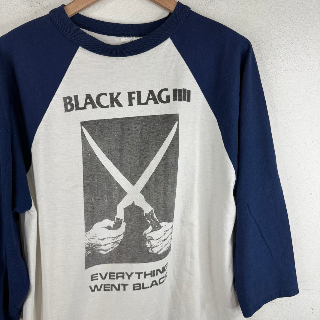 Vintage Black Flag L/S Raglan T-Shirt
