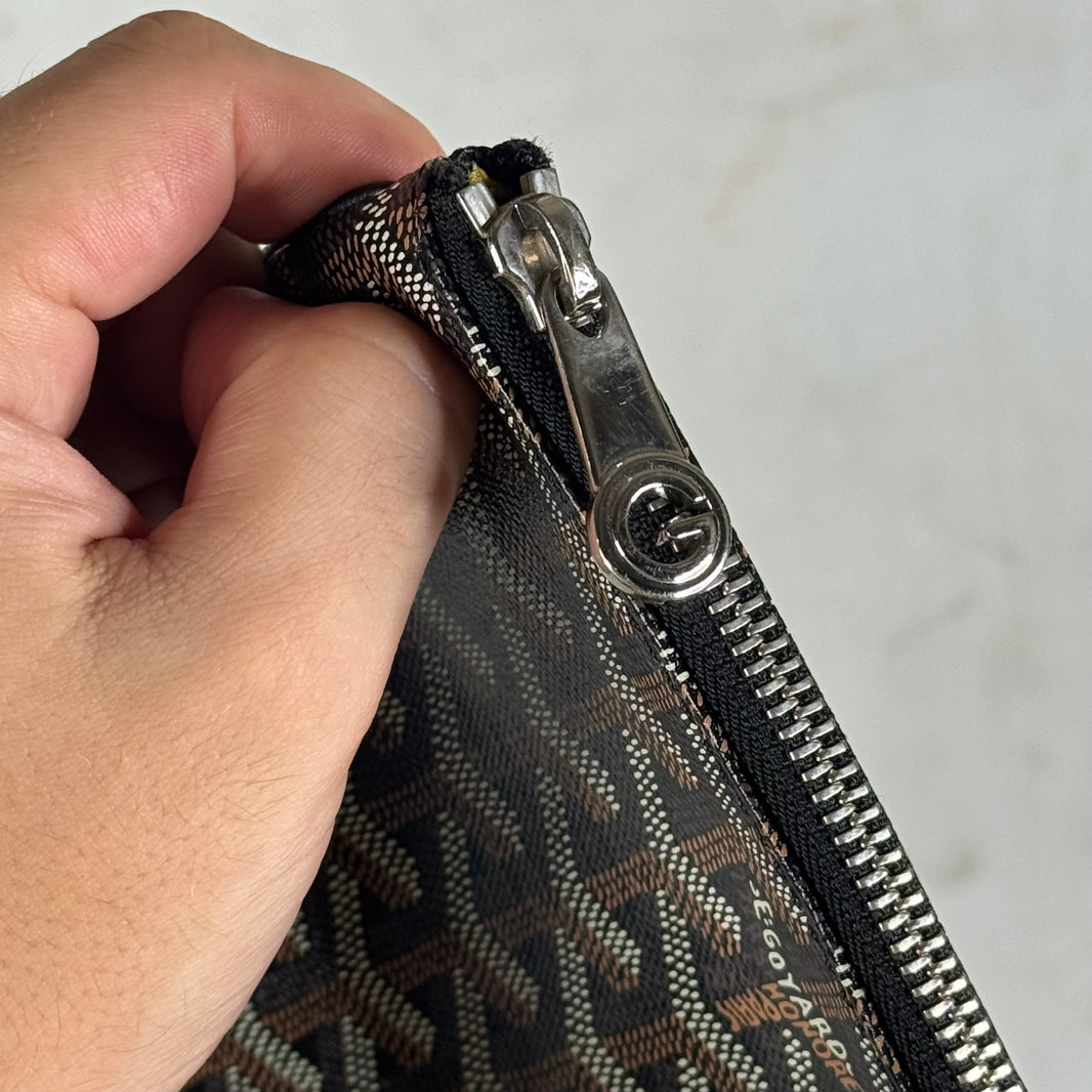 Goyard Black MM Senat Pouch