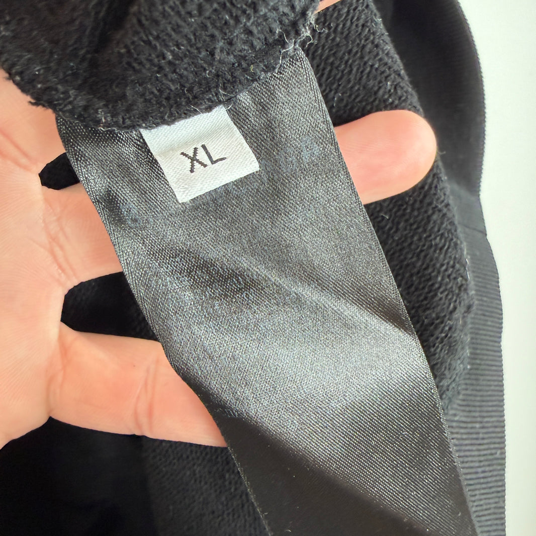 Balenciaga Back Tab Logo Zip Up Hoodie