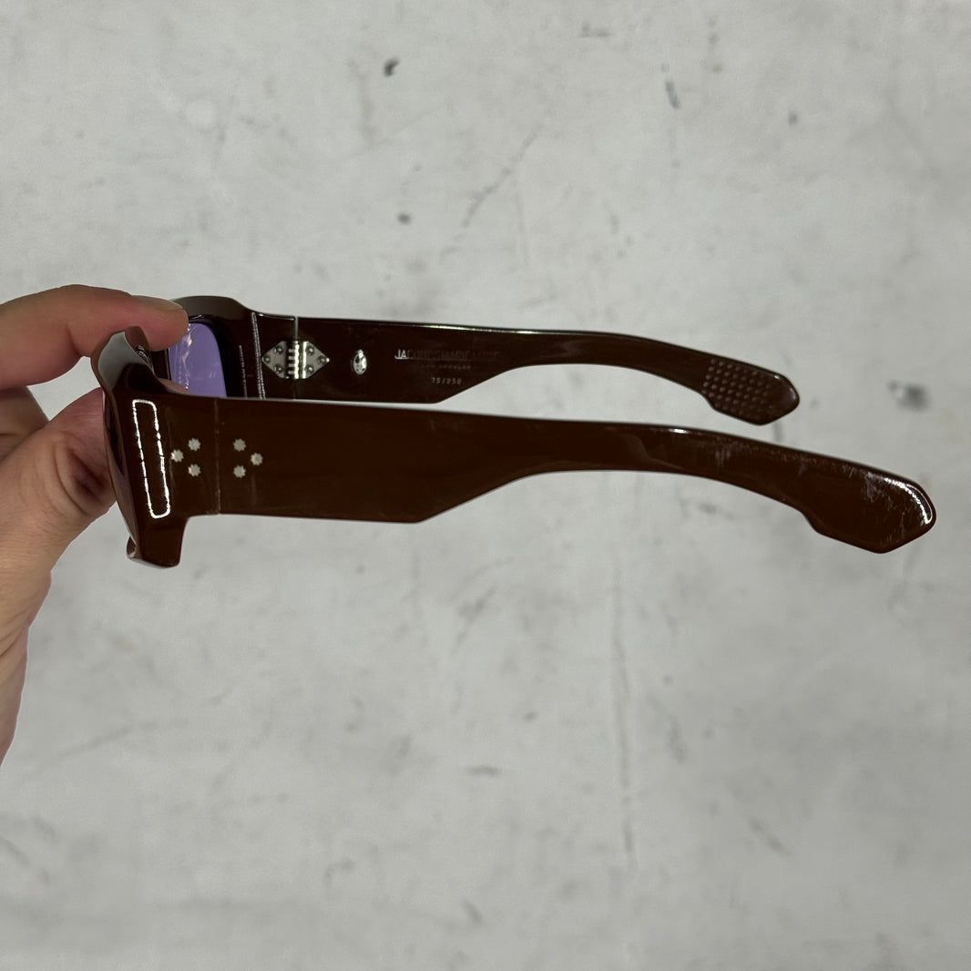 Jacques Marie Mage Brown Apollo Sunglasses