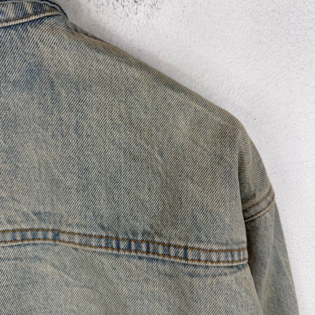Stussy Zip Up Denim Chore Jacket