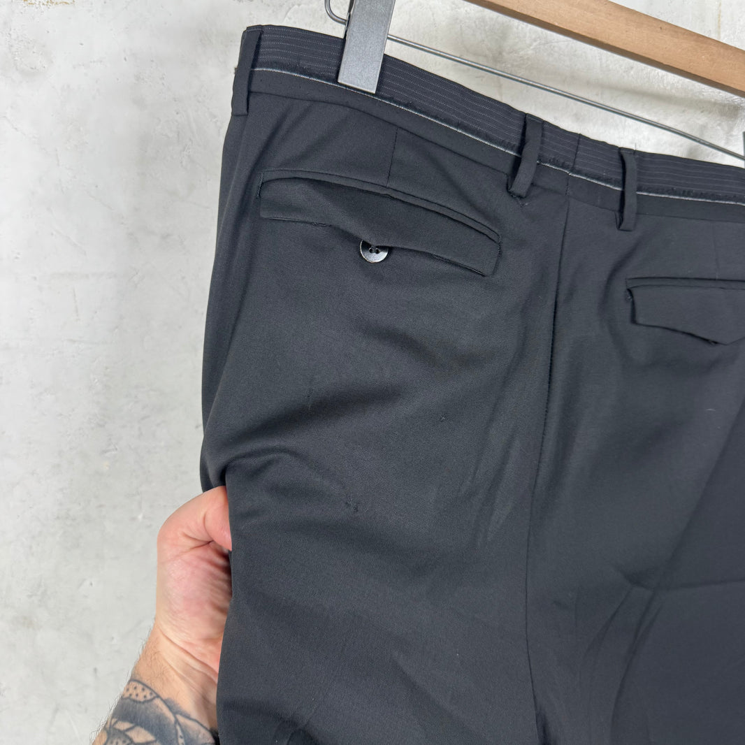 Dior Striped Waist Black Trousers