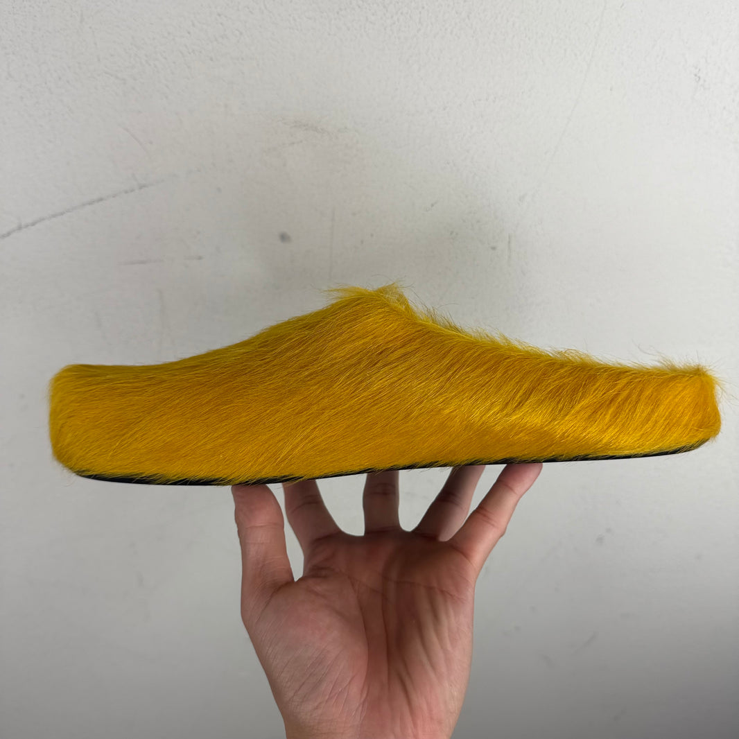 Marni Yellow Fussbett Mules