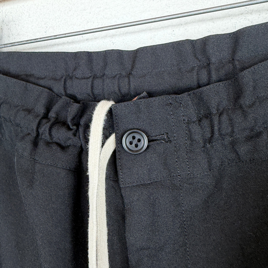 CDG Black Drawstring Trousers