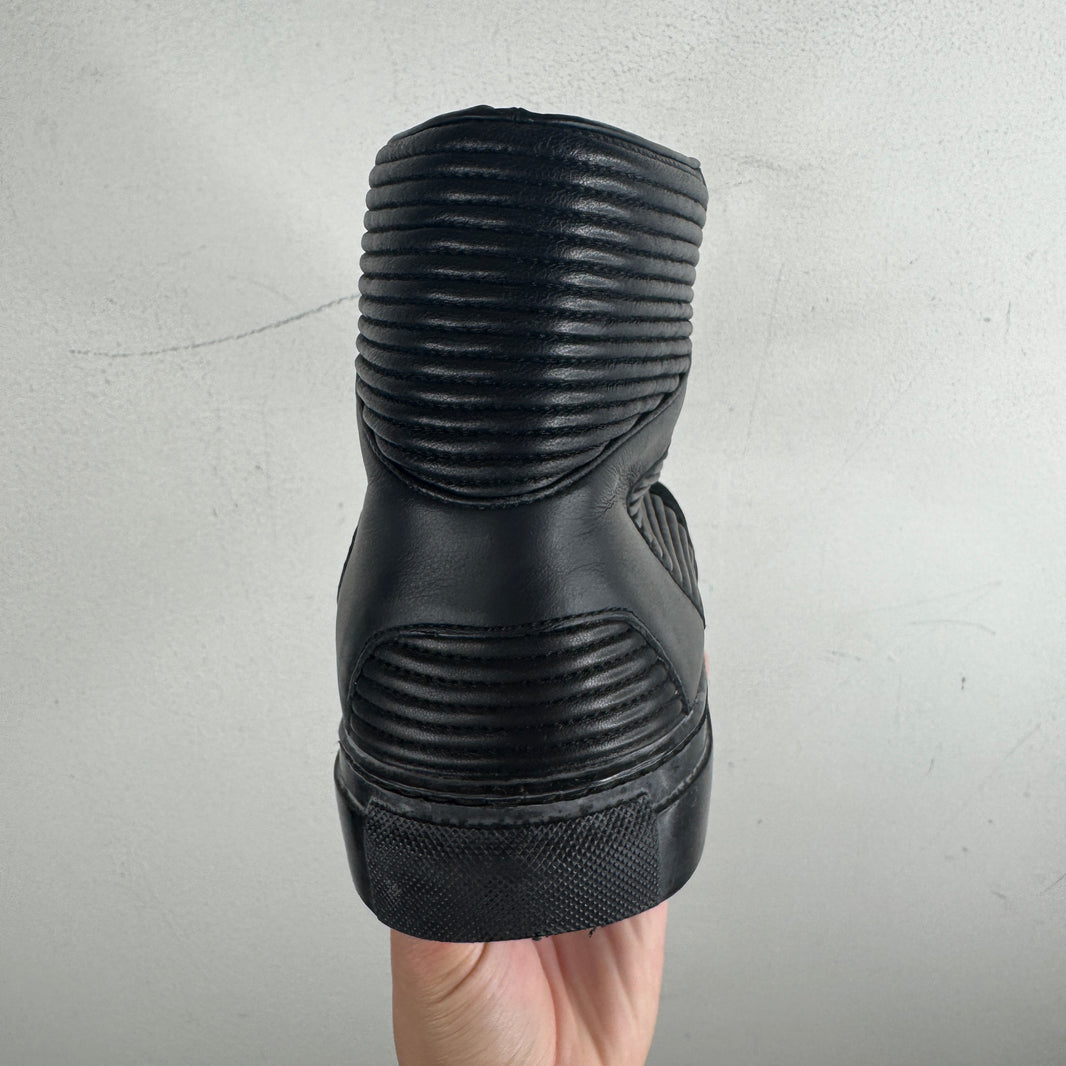 Balenciaga Cotes Pleated Black Sneakers