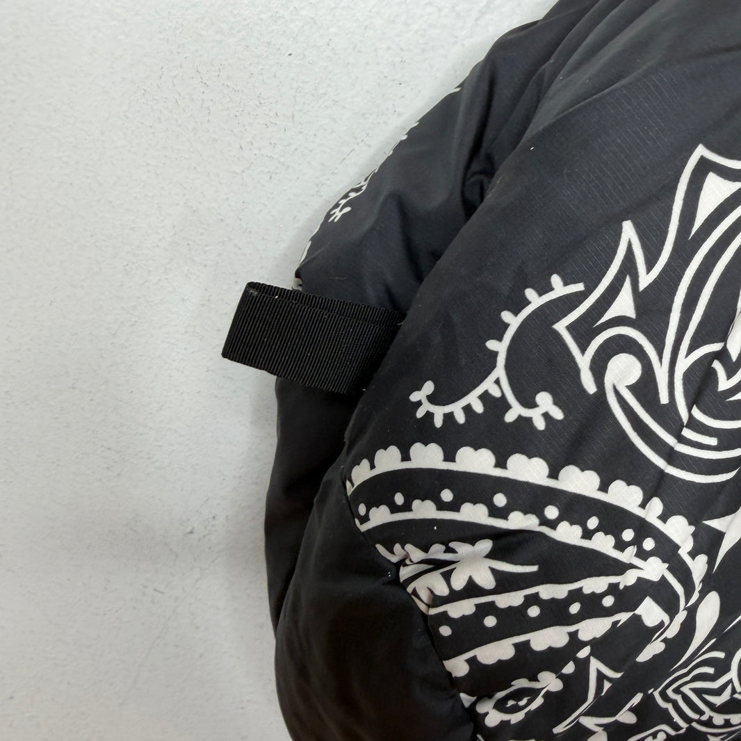 Supreme TNF Black Paisley Sleeping Bag