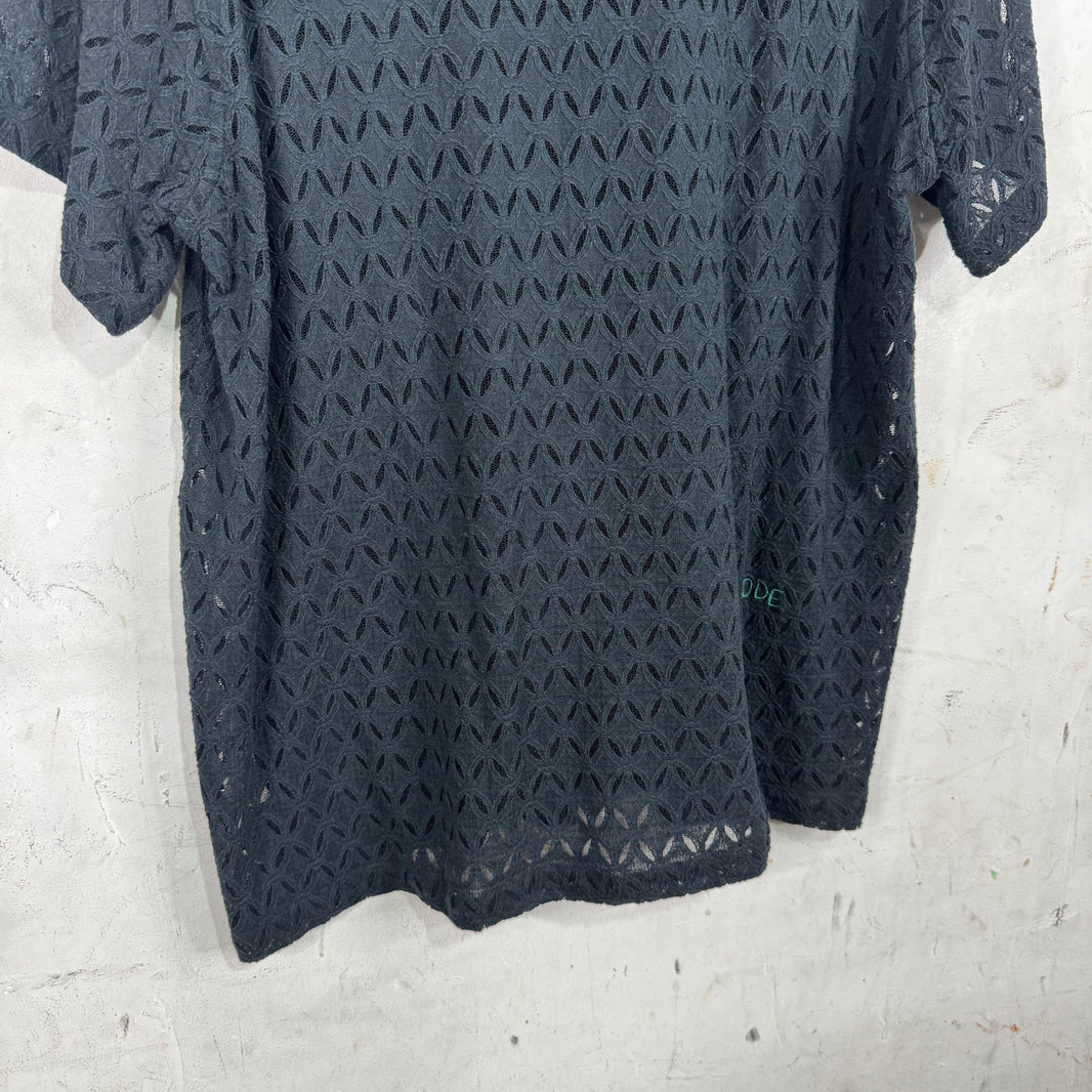 Bode Black Lace Shirt
