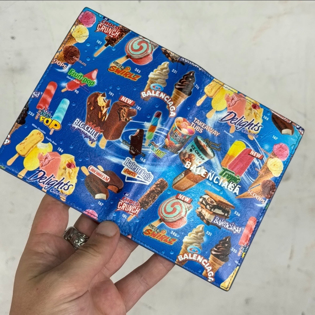 Balenciaga Deserts Passport Card Holder Wallet