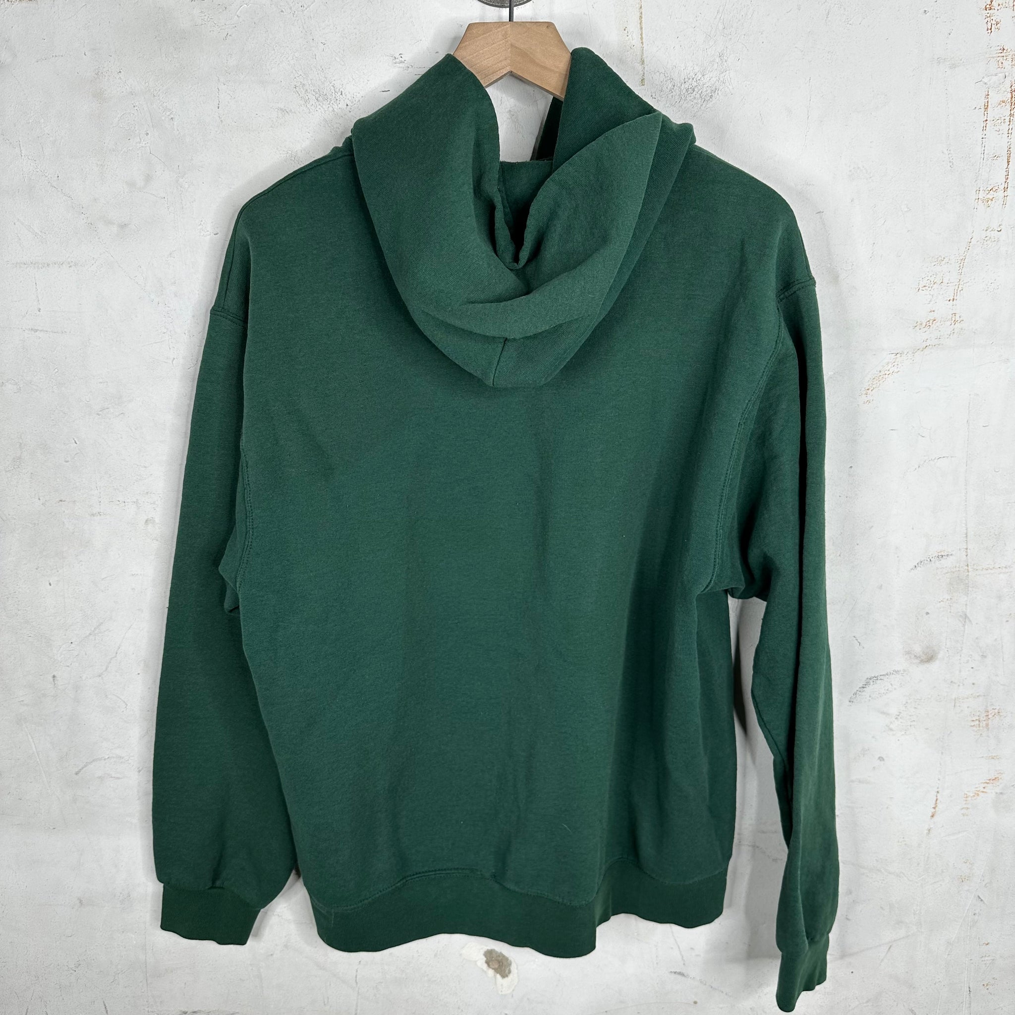 Vintage 70s-ish Blank Green Hoodie