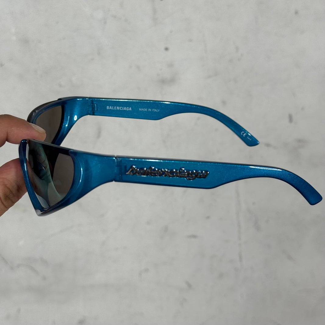 Balenciaga Blue Reverse Xpander Sunglasses