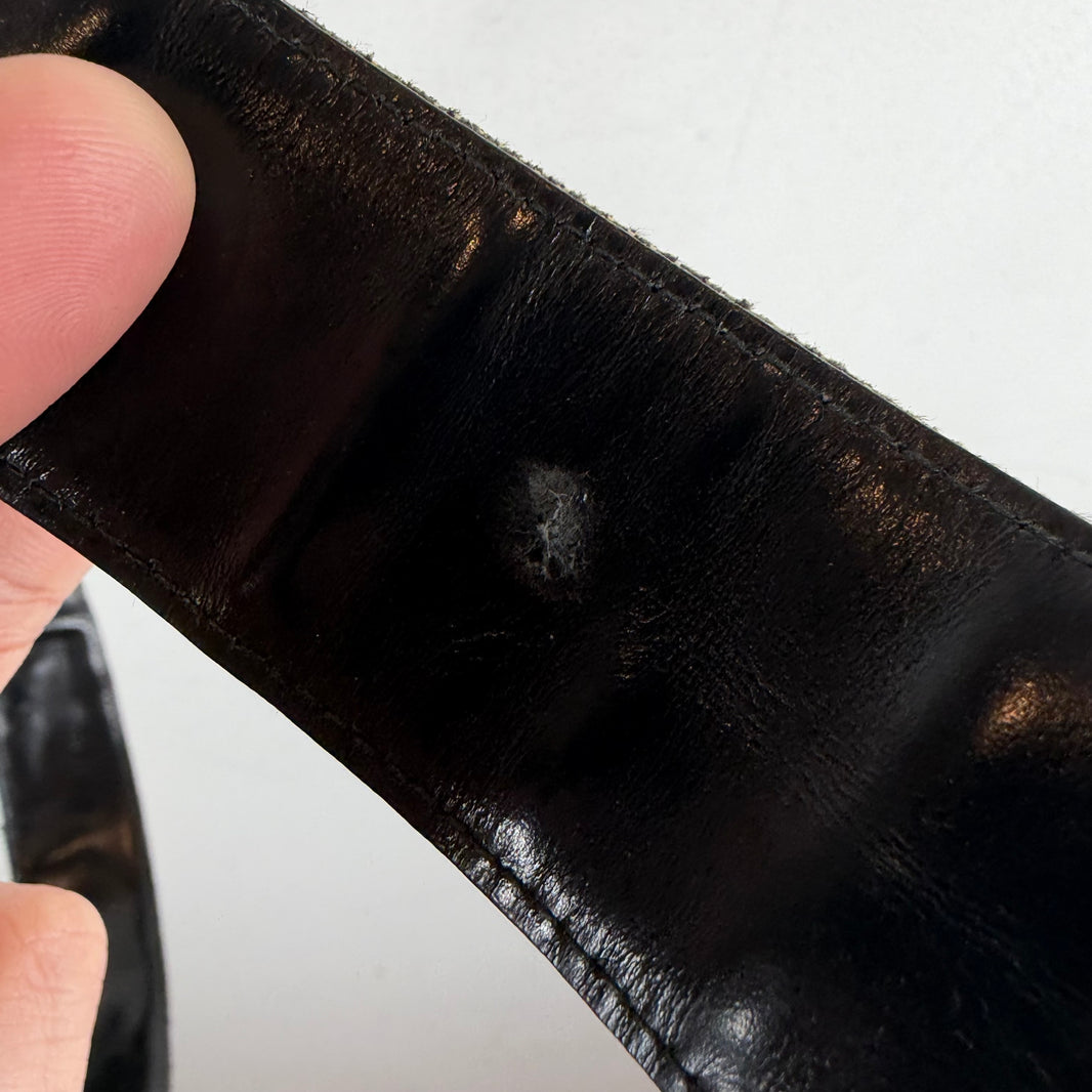 Gucci Denim Monogram Belt