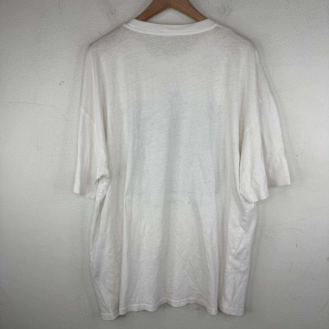 Martine Rose White Oversized How's It Hanging T-Shirt