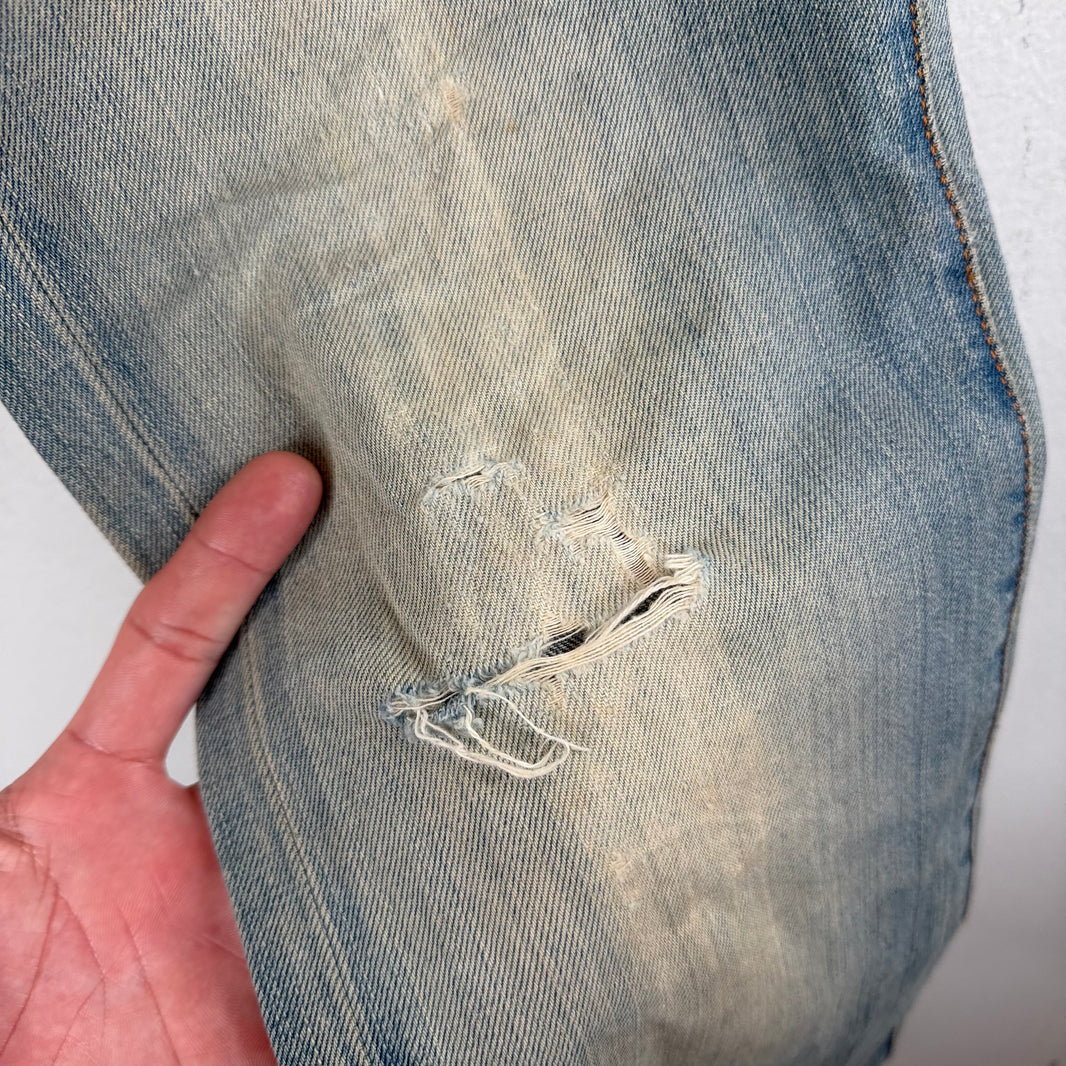 DIor Light Wash Skinny Jeans