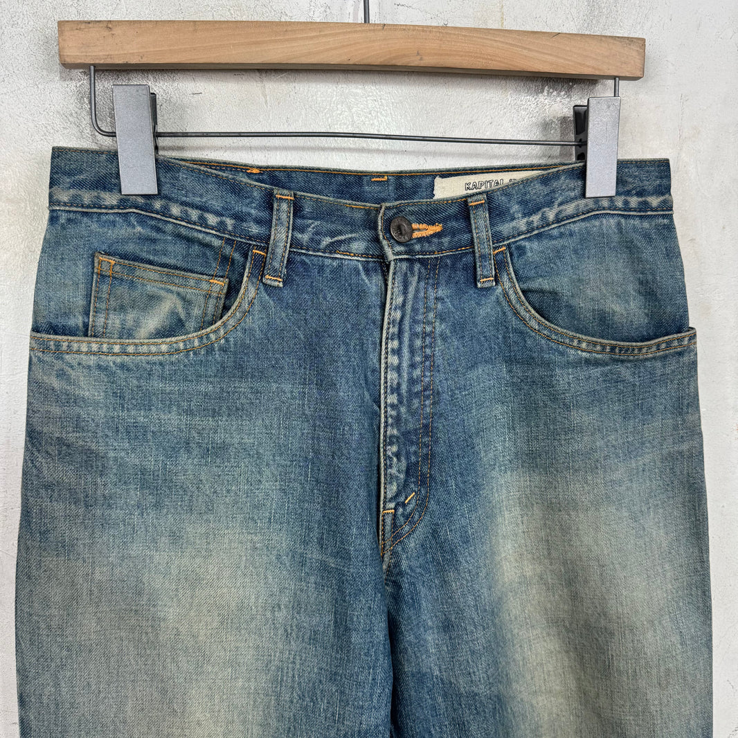 Kapital Lightwash Flared Jeans