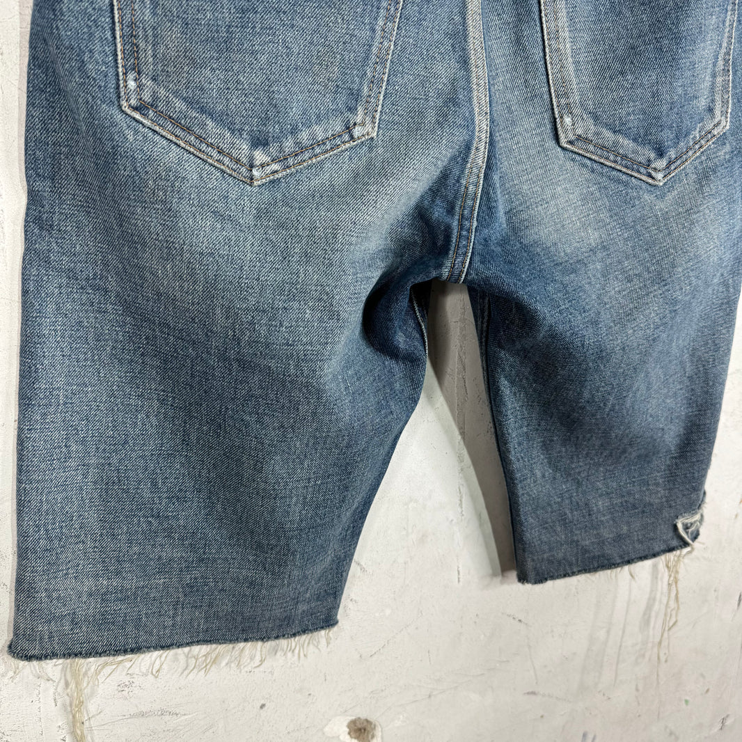 Celine Cutoff Distressed Shorts