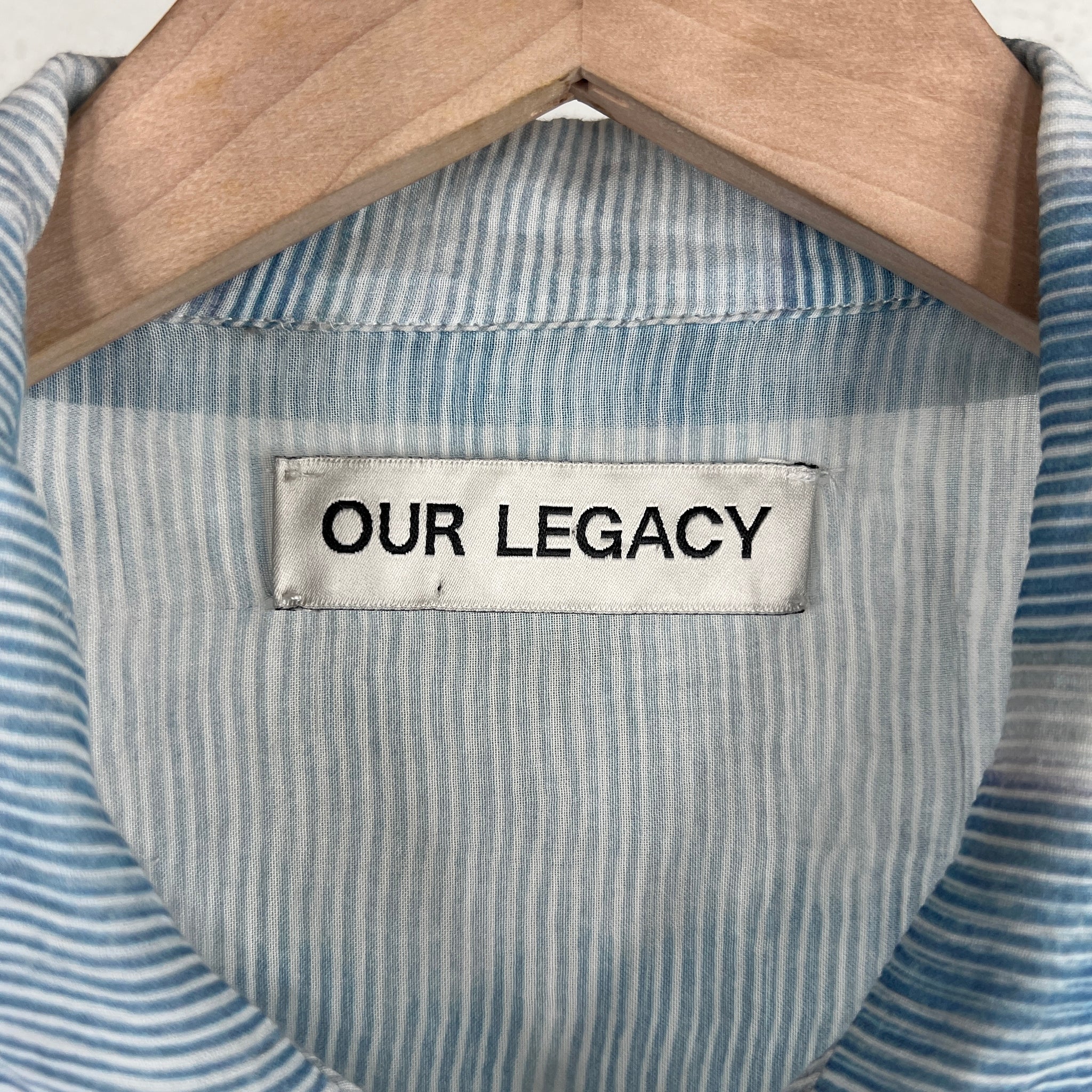 Our Legacy Blue Box Shortsleeve Shirt