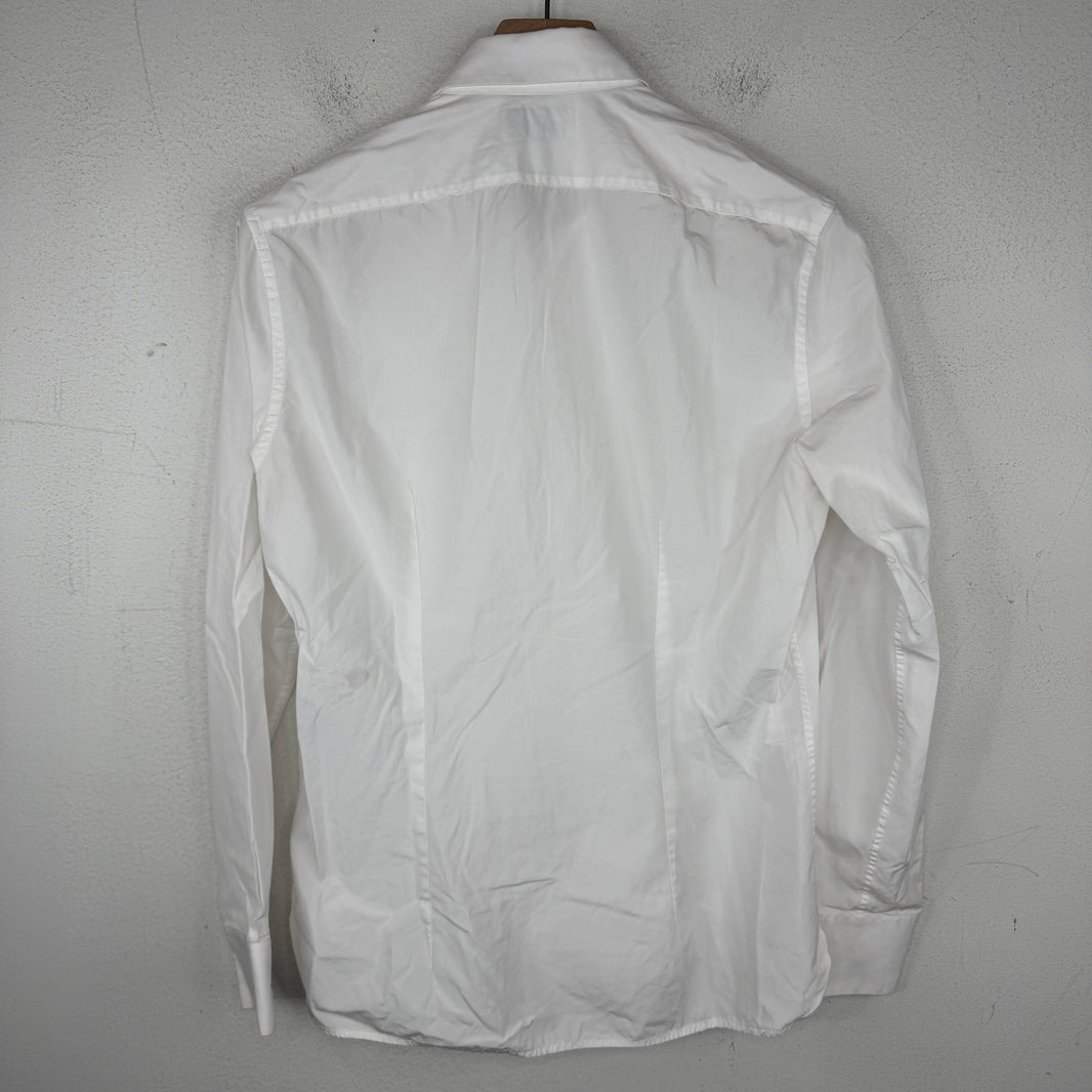 Saint Laurent White LS Button Up Shirt