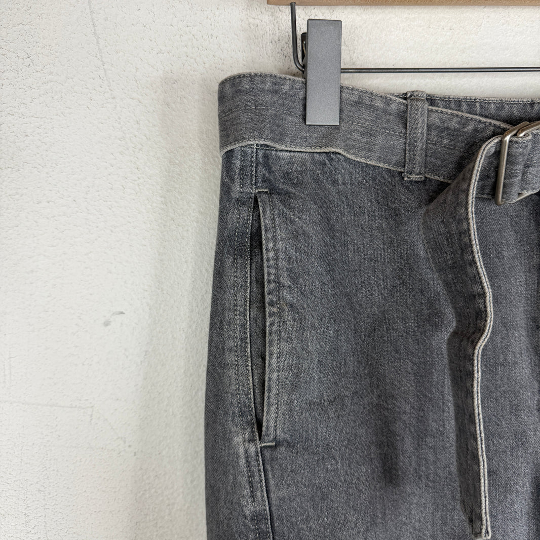 Lemaire Built In Belt Baggy Light Jeans