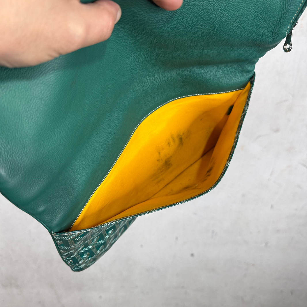 Goyard Green Sainte Marie Foldable Pouch